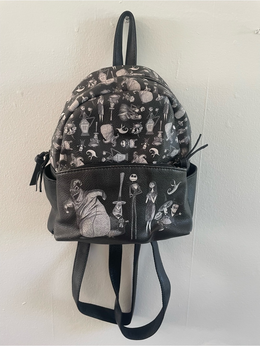 Disney The Nightmare Before Christmas Black & White Mini Backpack